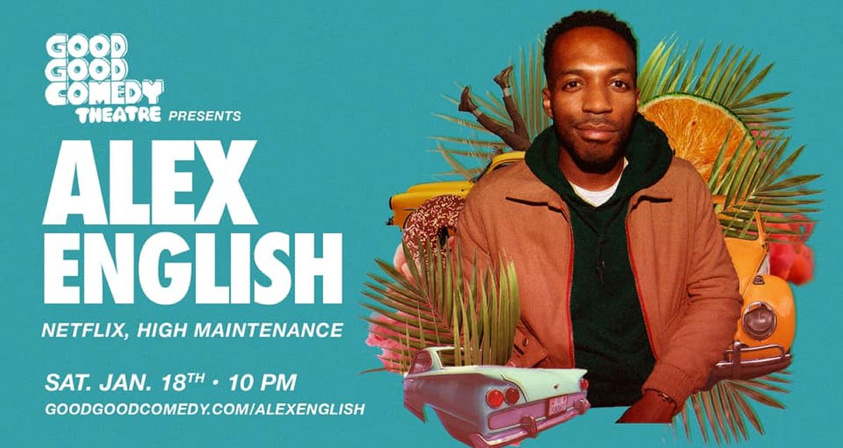 Alex English At The Good Good Comedy Theatre Dining With Strangers